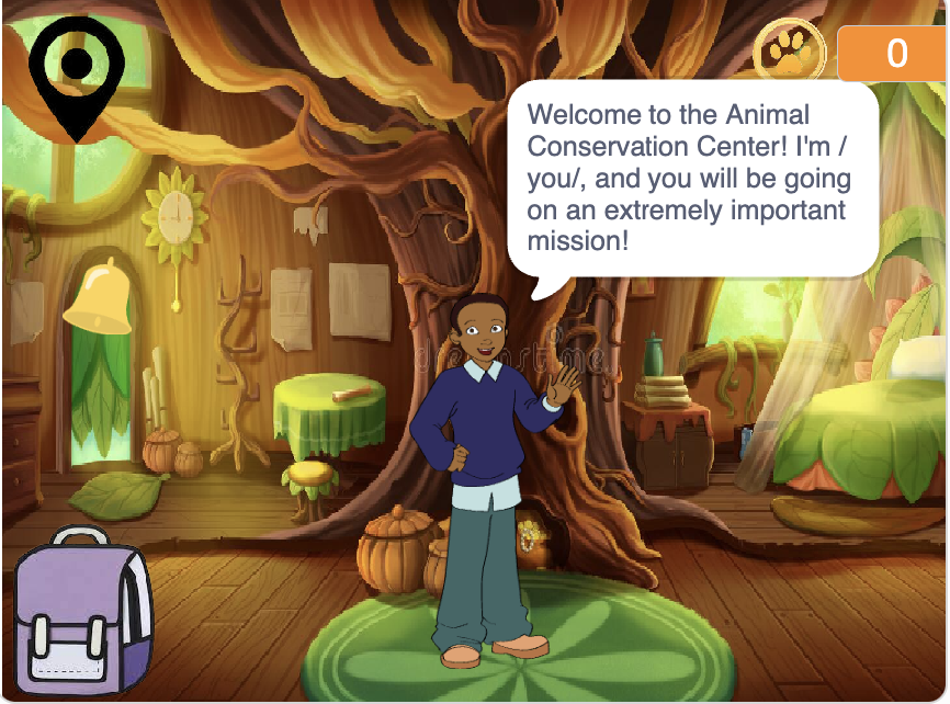 Student Scratch project about mass extinction and animal conservation